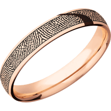 14K Rose Gold + Polish Finish