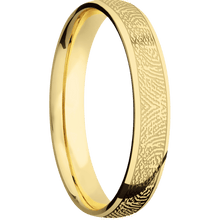 14K Yellow Gold + Polish Finish