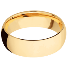 14K Yellow Gold + Polish Finish
