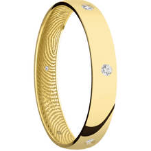 10K Yellow Gold + Polish Finish