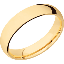 14K Yellow Gold + Polish Finish
