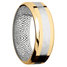 14K Yellow Gold + Polish , Polish Finish + Cobalt Chrome