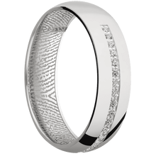 10K White Gold + Polish Finish