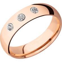 14K Rose Gold + Polish Finish