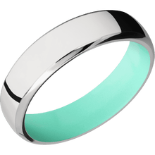 Stainless Steel + Polish , Polish Finish + Robins Egg Blue