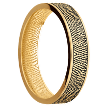 14K Yellow Gold + Satin Finish