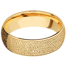 14K Yellow Gold + Polish Finish