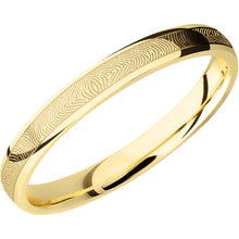 14K Yellow Gold + Polish Finish