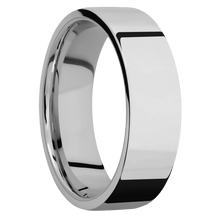 18K White Gold + Polish Finish + Titanium