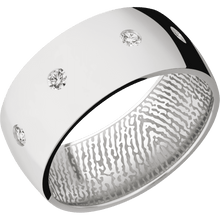 Palladium Silver + Polish Finish