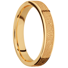 14K Yellow Gold + Polish Finish