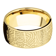 14K Yellow Gold + Polish Finish