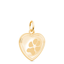 14k Yellow Gold Heart Charm