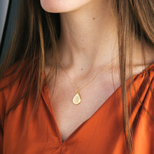 14k Yellow Gold Tear Drop Charm