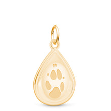 14k Yellow Gold Tear Drop Charm