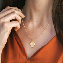 14k Yellow Gold Heart Charm