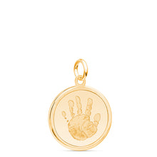14k Yellow Gold Disc Charm