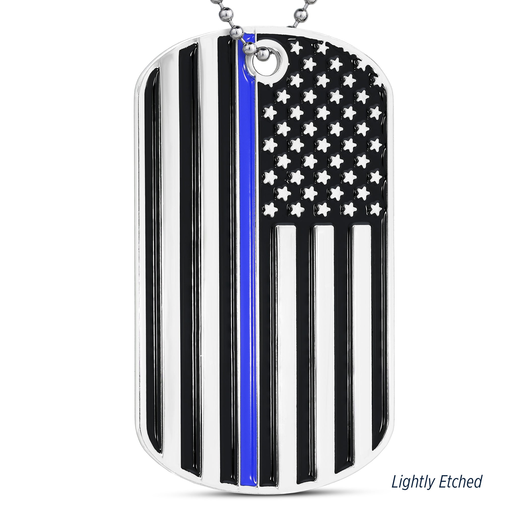 Officially Licensed Thin Blue Line Dog Tag – LegacyTouch