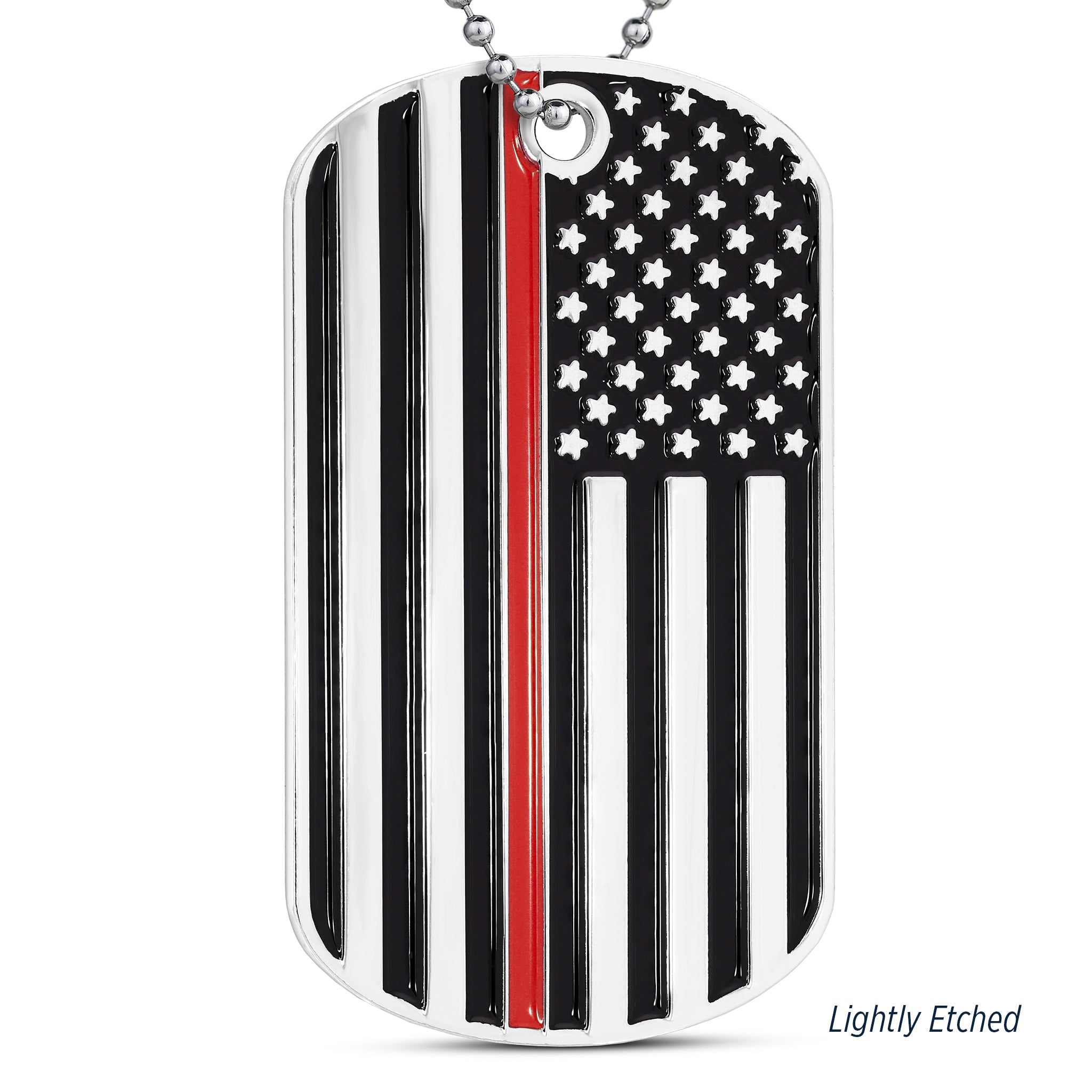 Officially Licensed Thin Red Line Dog Tag Officially Licensed Thin Red Line Dog Tag