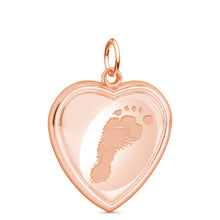 14k Rose Gold Heart Pendant