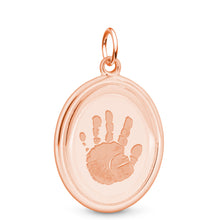 14k Rose Gold Oval Pendant
