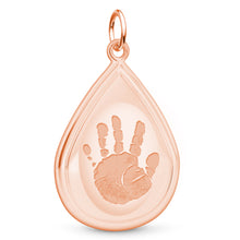 14k Rose Gold Tear Drop Pendant