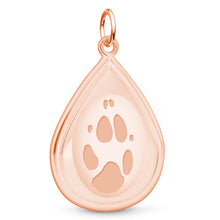 14k Rose Gold Tear Drop Pendant