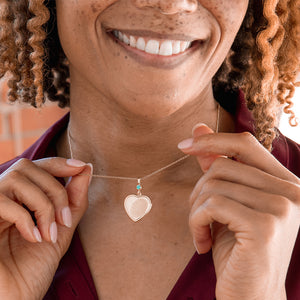14k Rose Gold Heart Pendant