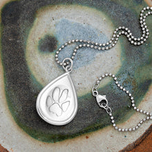 Sterling Silver Tear Drop  Pendant