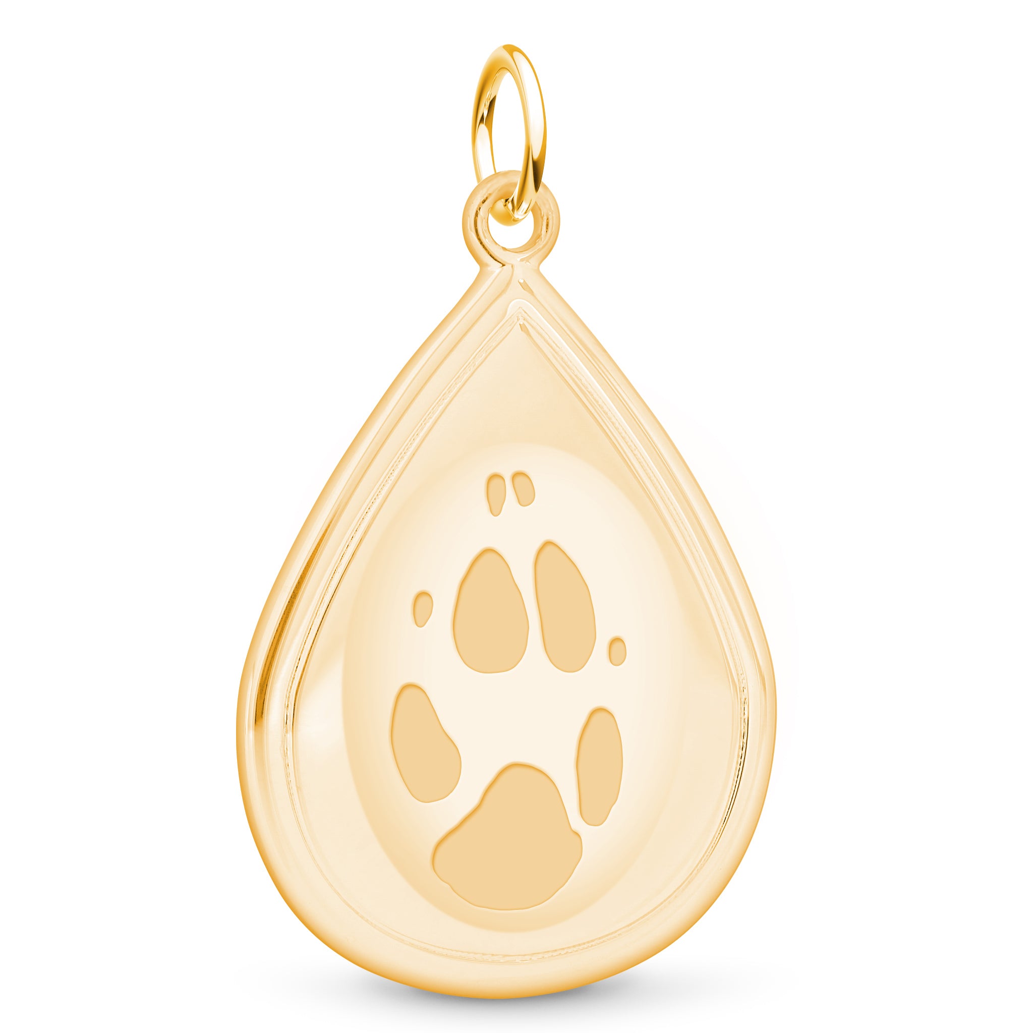 14k Yellow Gold Tear Drop Pendant – LegacyTouch
