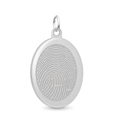 Stainless Steel Oval Pendant