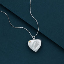Sterling Silver Heart Cremation Urn Pendant