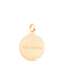 Yellow Gold Disc Charm