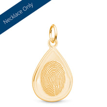 14k Yellow Gold Tear Drop Charm