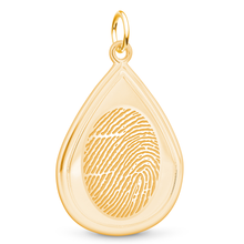 14k Yellow Gold Tear Drop Pendant