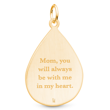 14k Yellow Gold Tear Drop Pendant