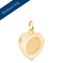 14k Yellow Gold Heart Charm