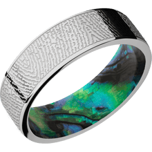 Stainless Steel + Polish Finish + Abalone
