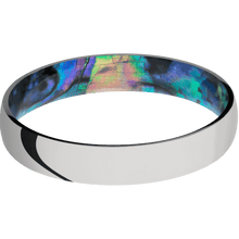 Titanium + Polish Finish + Abalone