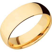 14K Yellow Gold + Polish Finish