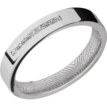 10K White Gold + Polish Finish