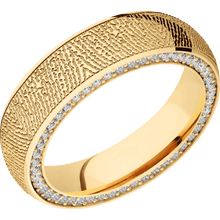 14K Yellow Gold + Polish Finish