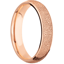 14K Rose Gold + Polish Finish