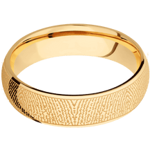 14K Yellow Gold + Polish Finish