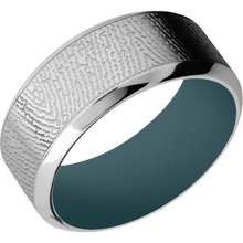 Stainless Steel + Satin , Polish Finish + Stone Blue