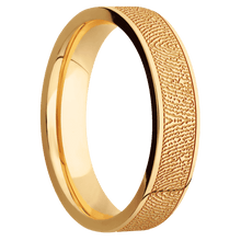 14K Yellow Gold + Polish Finish