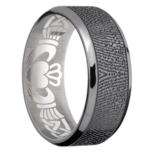 Tantalum + Sand , Polish Finish + Palladium Silver