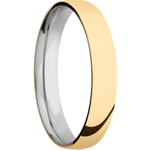 18K Yellow Gold + Polish Finish + Titanium