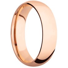 14K Rose Gold + Polish Finish