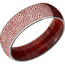 Stainless Steel + Polish Finish + Red Heart